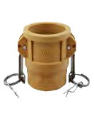 Nylon Camlock Coupling Type F - Male Adapter x Male Thread