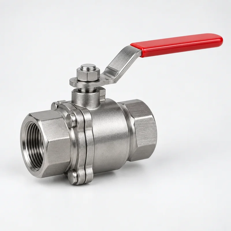 2PC threaded stainless steel ball valve